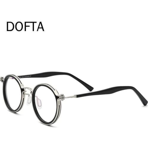 DOFTA Alloy Glasses Frame Men Retro Vintage Round Prescription Eyeglasses New Women Optical Korean Eyewear 5510