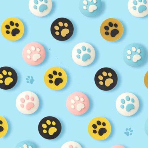Switch JoyCon Cute Cat Paw Claw Sakura Thumb Stick Grip Cap For Nintend Switch & Switch Lite JoyCon Controller Gamepad Case