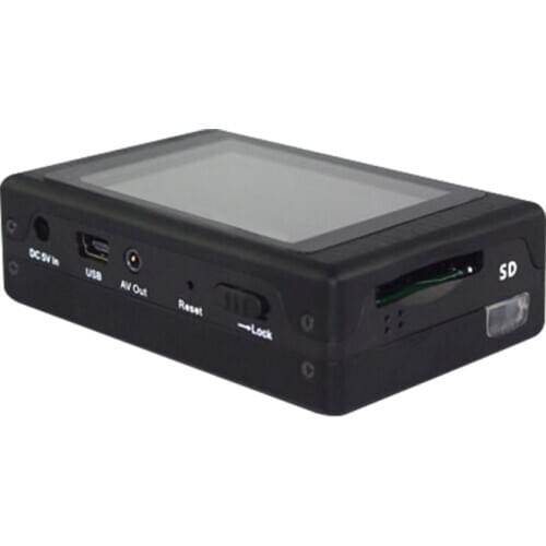 D1 Video Resolution Portable Micro DVR Video & Audio Recorder Built in 2.4 Screen CVBS Analog Signal Input Mini DVR