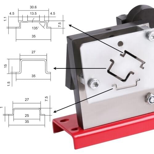 Din rail cutter, R310BEK din rail cutting tool, R310EBK easy cut with measure gauge cut with ruler