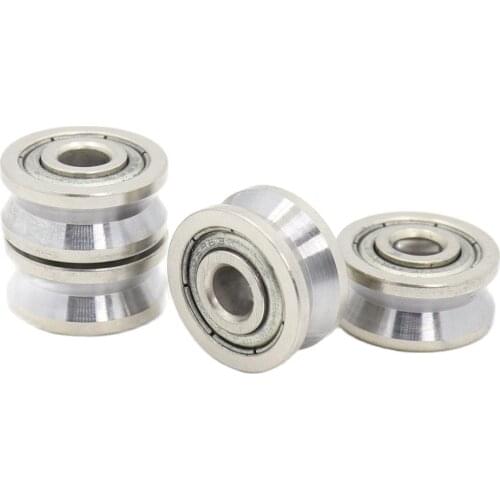 V Groove Sealed Ball Bearing (4PCS) 6*19*6 6*20*9.5*10 mm Pulley Wheel Bearings V2/1 2.5/1 5.5/1.5 Guide Track Rlooer Bearing