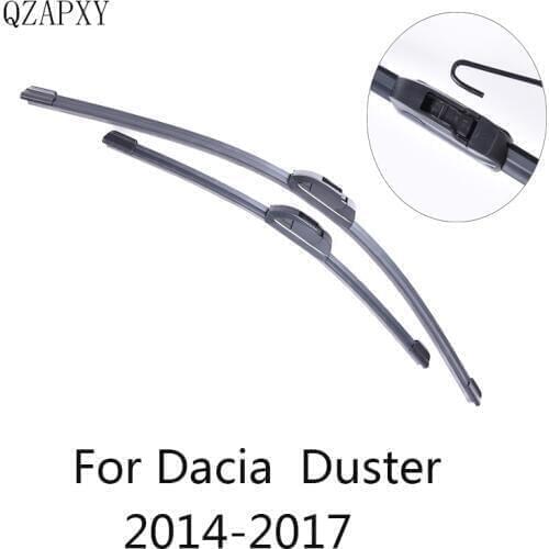 QZAPXY Car Wiper Blades for Dacia Duster 20"&20"2014 2015 2016 2017 Car Accessories Windshield Wipers