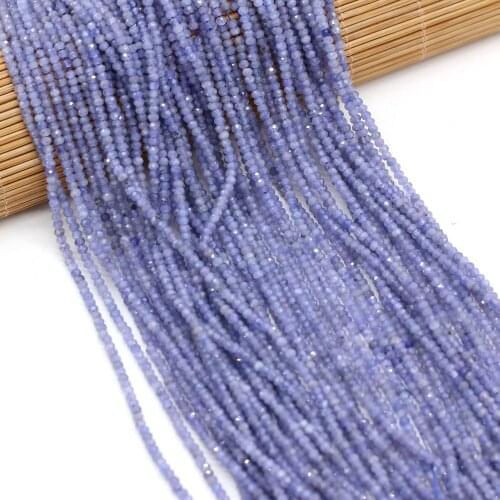 High Quality Natural Tanzanite Stone Bead Small Section Loose Spacer Beads for Handmade Bracelet Necklace Jewelry Making 14