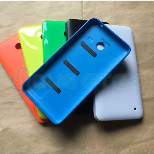 100% Genuine For Nokia lumia 630 635 636 638 Back Battery Cover Rear Housing Door Case with button Repair Part