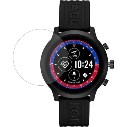 Tempered Glass Protective Film Guard For Michael Kors Access MKGO Smartwatch Screen Protector Cover Watch Protection