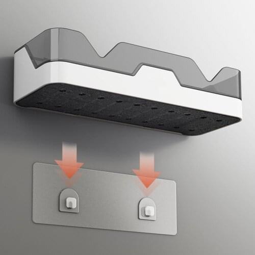 1PC Bathroom Shelf Shampoo Holder Shower Shelves Wall Mount Kitchen Storage Basket Cosmetic Rack Home Organizer Bath Accessories