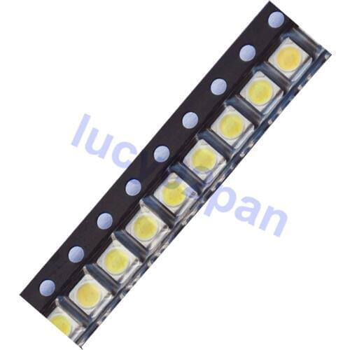 1000PCS/LOT LED lamp beads 1210 3528 2835 1W 3V 100LM Cold white light LCD SMD Backlight for TV Application