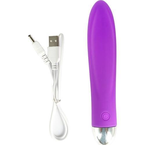12 Frequency Powerful Vibrating Bullet Vibrator USB Rechargeable G-spot Vagina Massager Clitoris Stimulation Wand Women Sex Toys