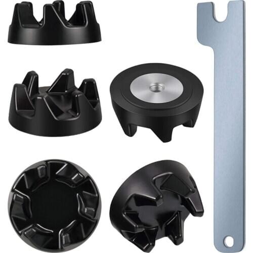 6 Packs 9704230 Blender Coupler Blender Coupling Replacment Parts with 1 Wrench Compatible for Kitchen Aid WP9704230VP WP9704230