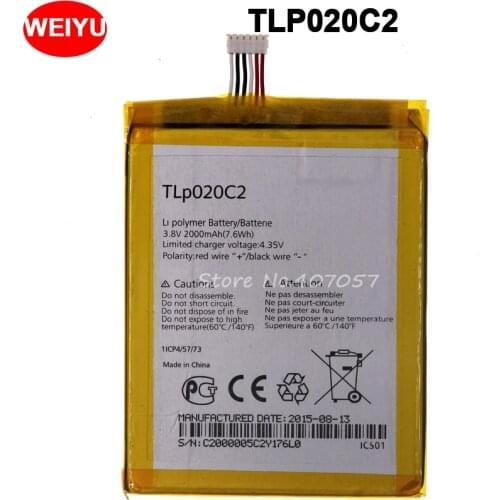 TLP020C2 Battery For Alcatel Idol x1s 6034R S950 Idol x 6037y 6040x 6032 TCL S950 Batterie Bateria Accumulator 2000mAh