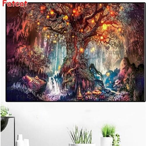 Diamond Art painting tree diamond painting 3D diamond cross stitch family decoration gift Mosaic Crystal Picture Wall Art PP2205