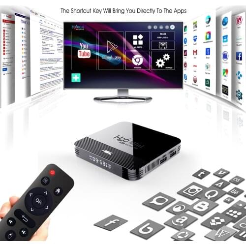Android 9.0 H96 mini H8 Smart TV Box RK3228A 2.4G/5G Wifi 1080P 4K Blueteeth BT 4.0 Support Youtube H96 Media Player Set top Box