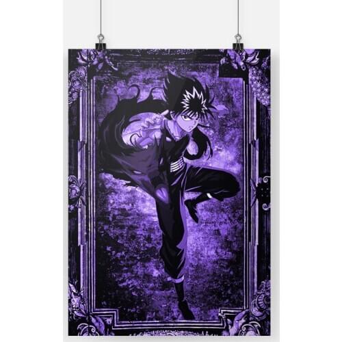 Yuyu Hakusho Hiei Anime Poster Canvas Painting Wall Art Decor Living Room Bedroom Study Home Decoration Prints