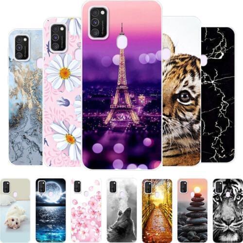 For Samsung M31 Case 6.4" Silicone Soft TPU Back Cover For Samsung Galaxy M31 Case Cartoon Coque M 31 M315 M21 M30S Cover fundas