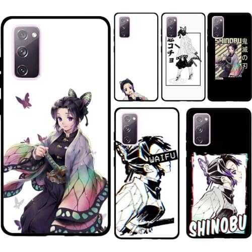 Shinobu Kimetsu no yaiba Case For Samsung Galaxy S20 FE S21 Ultra S9 S8 S10 Plus Note 10 Note 20 Ultra Back Cover