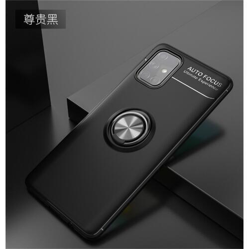 For Samsung Galaxy A01 A11 A21 A31 A51 A71 Luxury Ring Soft Silicone Cover Phone Case For Samsung A 01 A 11 A 21 A 31 A 51 A 71