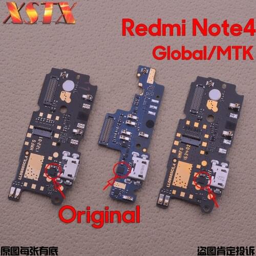 Original for Xiaomi Redmi Note 4 4X Dock Connector Micro USB Plug Port Charge charging Board & Microphone for Redmi note4