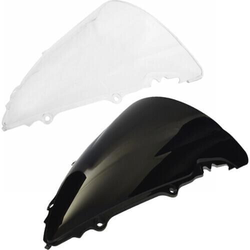 Double Bubble Front Windscreen Windshield Screen Shield Wind Deflector ABS For YAMAHA YZFR6S YZF R6S RJ09 2006 2007 2008 2009