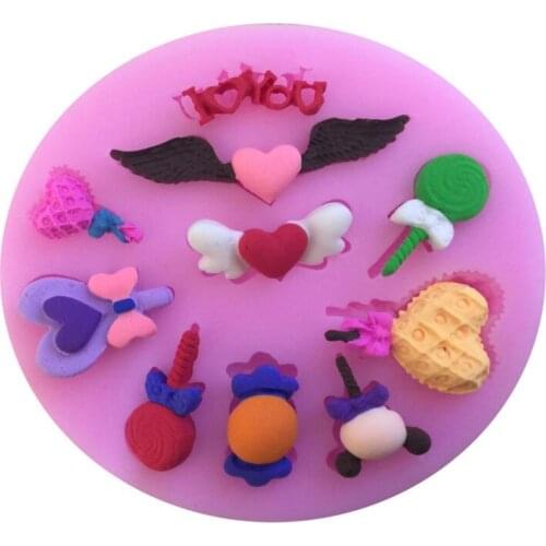 Macaron Eat Mold Silicone Mold Deco Sweets Mold Resin Polymer Clay Jewelry Charms Mold