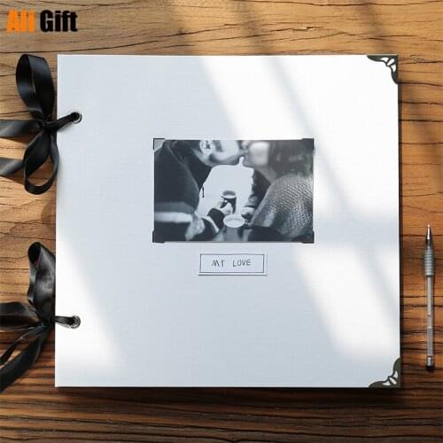 Restoring Ancient Inside Pages DIY Inset Photo Album Family Album Creative Book Memoirs Photo Albums for Craft Lover Wedding