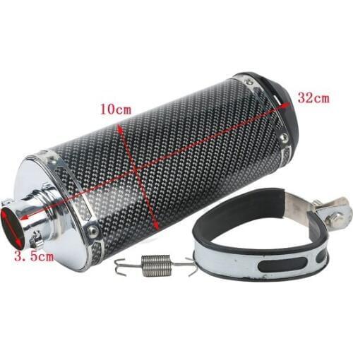Exhaust Muffler Pipe Slip On For Universal Motorcycles Streetbikes Motorbike Street Dirt Bike Racing GY6 Engine System Scooters