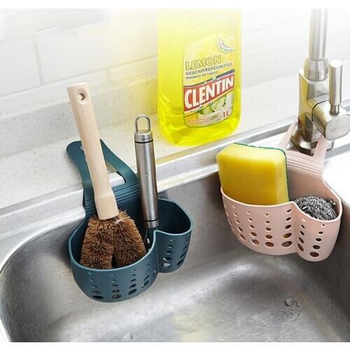 Hot Sale Sink Drain Bag plastic drain basket storage hanging basket kitchen supplies kitchenware storage rack drain hanging bag