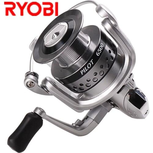 RYOBI PILOT(NAVIGATOR) Fishing Reel 1500-6500 5.1:1/5.0:1 6+1BBs Carp Spinning Wheel Metal Spool Salwater Fishing Tackle Pesca