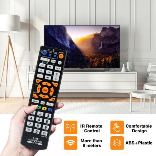L336 Universal Smart Remote Control Controller IR Remote Control With Learning Function for TV CBL DVD SAT