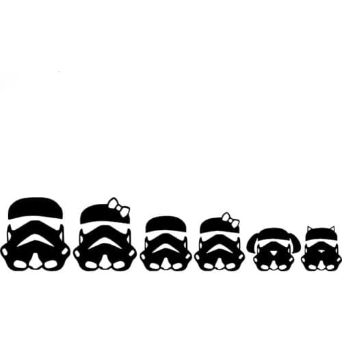 0526 Hot Sell Personalized Car Stickers Family Modeling Decal PVC Automobiles Motorcycles Accessories Waterproof Fashion Decals