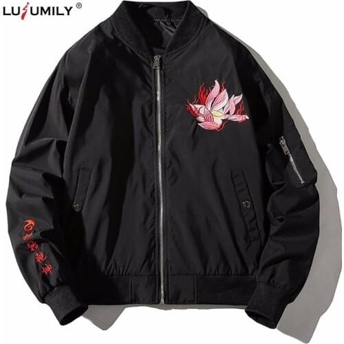 Lusumily Spring Jacket Women Embroidery Loose Windbreaker Female Basic Jacket Harajuku Outwear Coat Black Oversize Sportwear Top