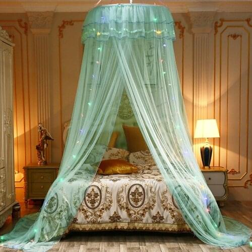 Mosquito Net For Double Bed Single-door Dome Hanging Bed Curtain Summer Keeps Out Mosquitoes Romantic Home Room Decoration