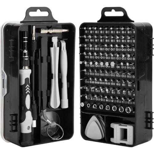115 In 1 Screwdriver Set of Screw Driver Bit Set Repair Watch Phone PC Torx Hex Multi-function Precision Device Hand Tools