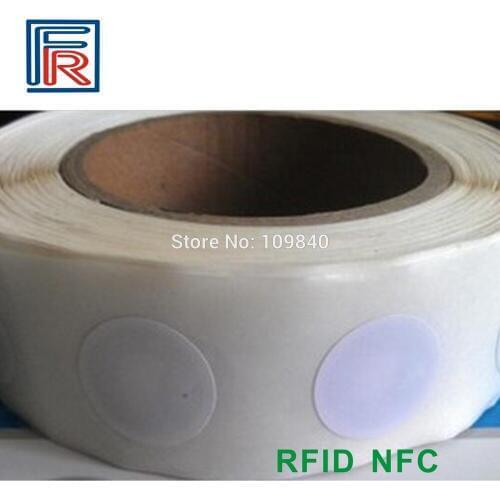 200pcs/lot NTAG203/213 sticker compatible with all NFC android phone 13.56MHz ISO14443A RFID NFC Tag
