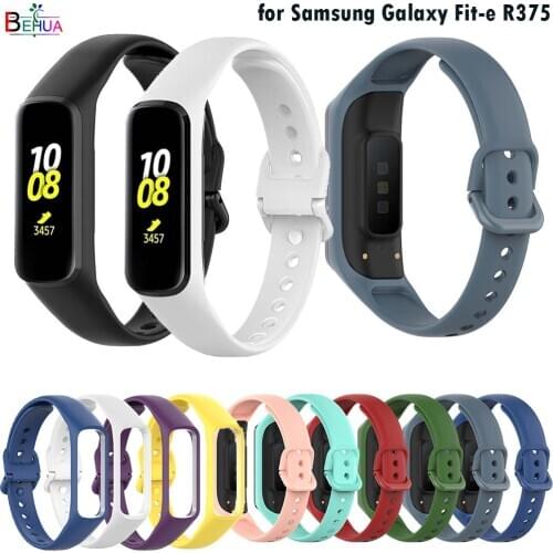 BEHUA silicone strap for Samsung Galaxy Fit-e R375 fit e Smart Bracelet Replacement sport Watchband Wristband Accessories belt