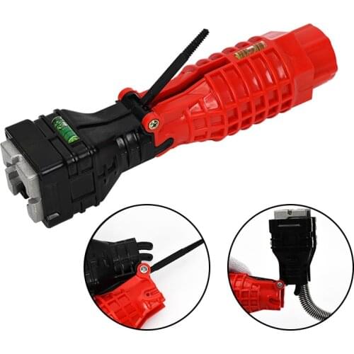 18 in 1 Foldable Water Pipe Wrench Double End Basin Bottom Pliers Sleeve Bathroom Faucet Sink Installation and Maintenance Tool