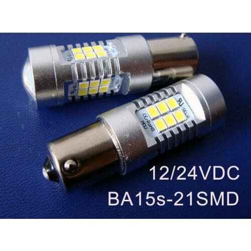 High quality 24V DC10-30V BA15s,1156,P21W,PY21W 1141 Truck led lamp,Led Rear lights,Led Reverse Light free shipping 2pcs/lot