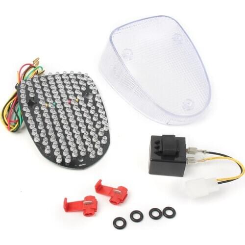 Tail Light Clear Lens Motorcycle99-03 Road Star, 96-08 Royal Star Vstar CLASSIC