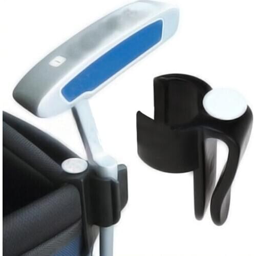 Golf Bag Clip On Putter Clamp Holder Putting Organizer Club Ball Marker EDF88