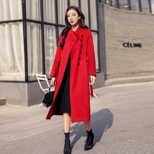 2020 Fashion Autumn And Winter The New Long Sleeve Slim Slim Fit Wild Hairy Windbreaker Free Shipping