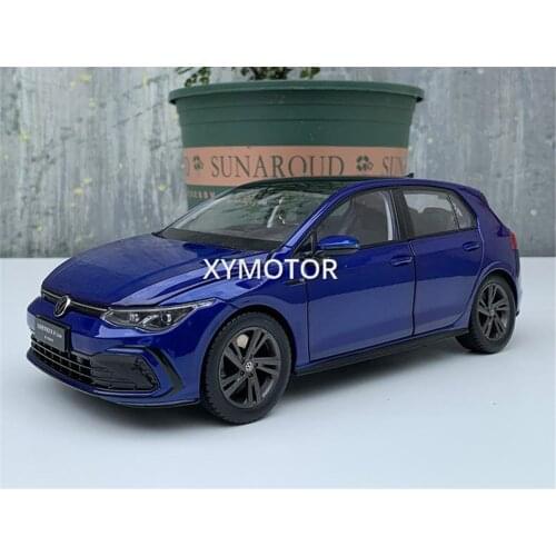 1/18 For Volkswagen Golf 8 gen Metal Diecast Model Car Kids Toys Gift White/Blue/Red For Display Collection Ornaments