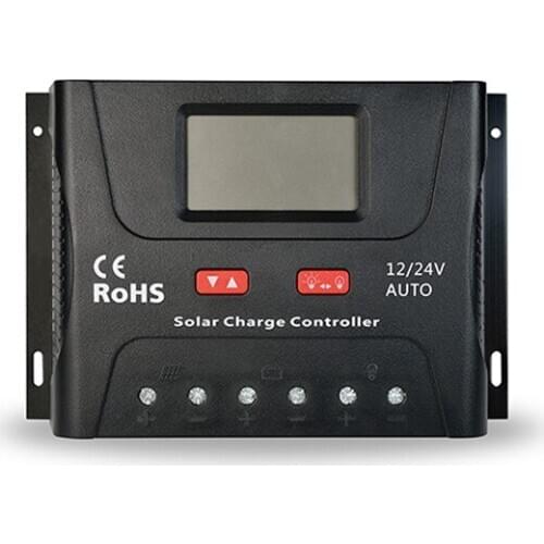 12v/24v 60A pwm solar charge controller intelligent