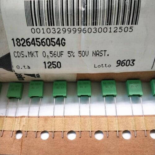 5pcs Original MKT-1826 Series 50V 0.56uF Safety Film Capacitor Correction Capacitor