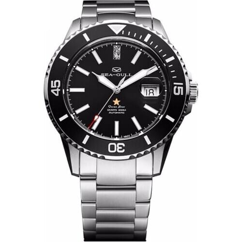 Seagull Watch for men 416.27.1200 Ocean Star Automatic Mechanical 200m Waterproof Diving Sport Watch Ceramic watches 2020