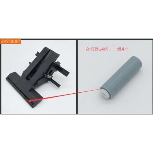 For Eco solvent printer DX5 rubber pinch roller for Mutoh RJ900C 901C VJ1204 VJ1604 RJ1300 VJ1324 paper pressure pinch roller