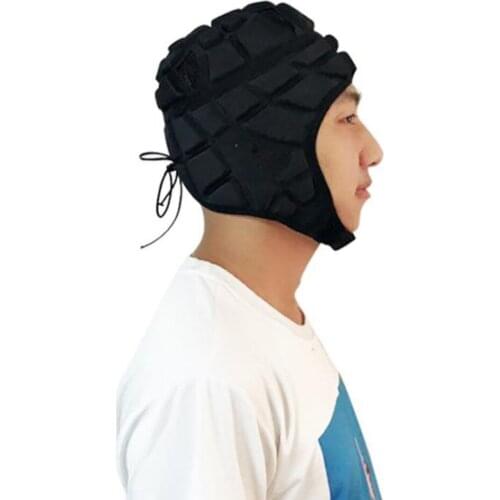 Football Goalkeeper Adult Helmet Soccer Rugger Caps Headguard Goalie Roller Skating Hat Head Protector