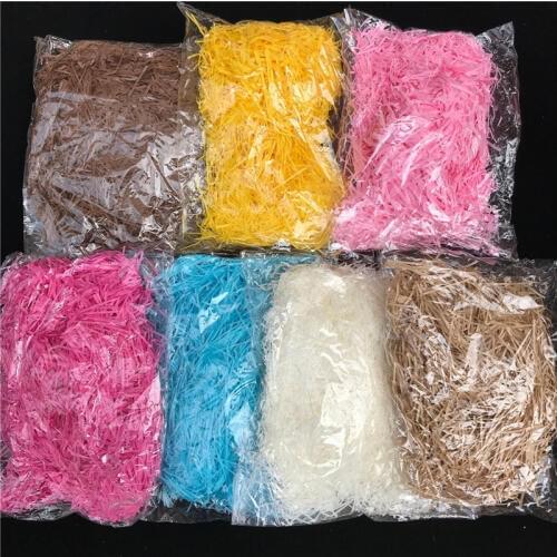 10g Colorful Shredded Paper Gift Box Filler Wedding Birthday Party Favors Decoration Crinkle Cut Paper Shred Packaging Gift Bag