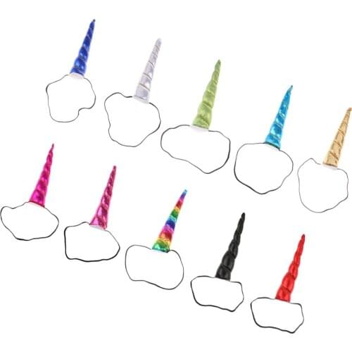 Unicorn Horn Headdress Lovely Hairband Kids Birthday Party Fairy
