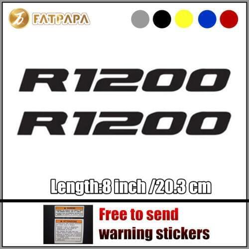 Motorcycle bike Fuel tank Wheels Fairing notebook Luggage helmet MOTO Sticker decals For BMW R1200 R 1200