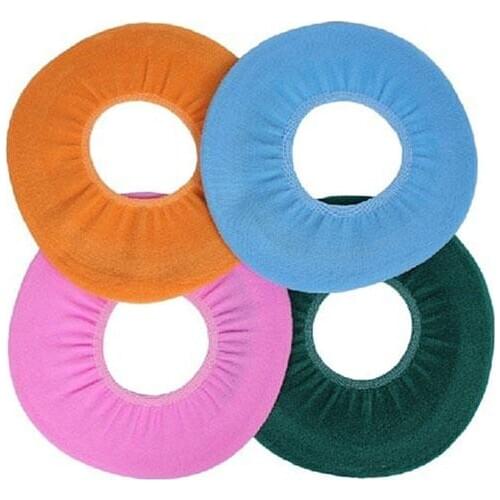 1pc Soft Toilet Seat Warmer Bathroom Products Pedestal Pan Cushion Pads Washable Bathroom Toilet Seat Covers Random Color