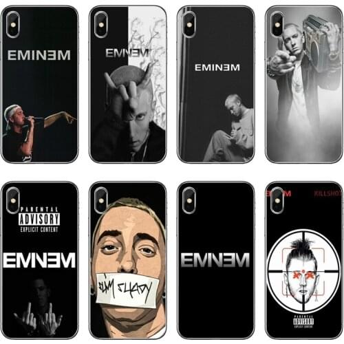 Rapper Eminem rap soft Transparent Phone Case For Huawei P30 P20 Pro P10 P9 P8 Lite Y5 Y6 Y7 Y9 P Smart Plus 2018 2019